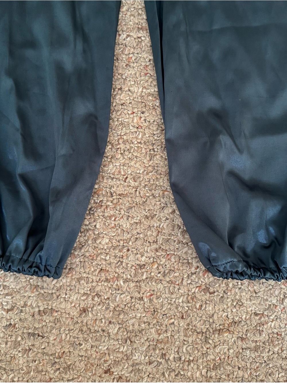 ASOS Turquoise/green Satin Jogger Cargo Pants - Picture 2 of 5